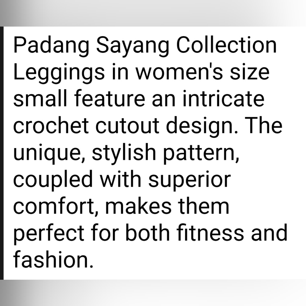 Carbon38  Sayang Tanjung Crochet Leggings Red Size Small - Picture 8 of 8